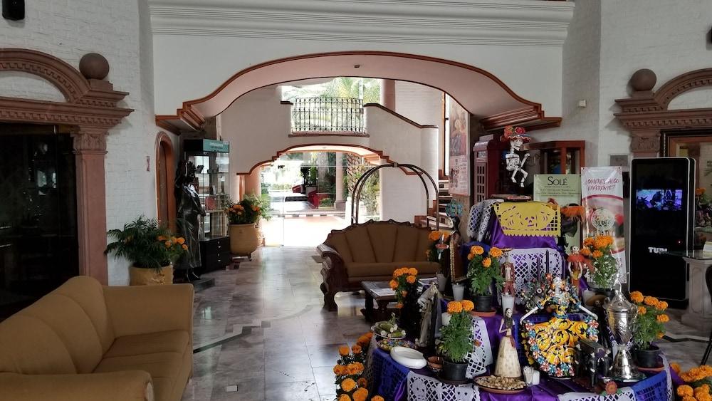 Gran Hotel Hacienda De La Noria Aguascalientes Bagian luar foto Interior of the hotel